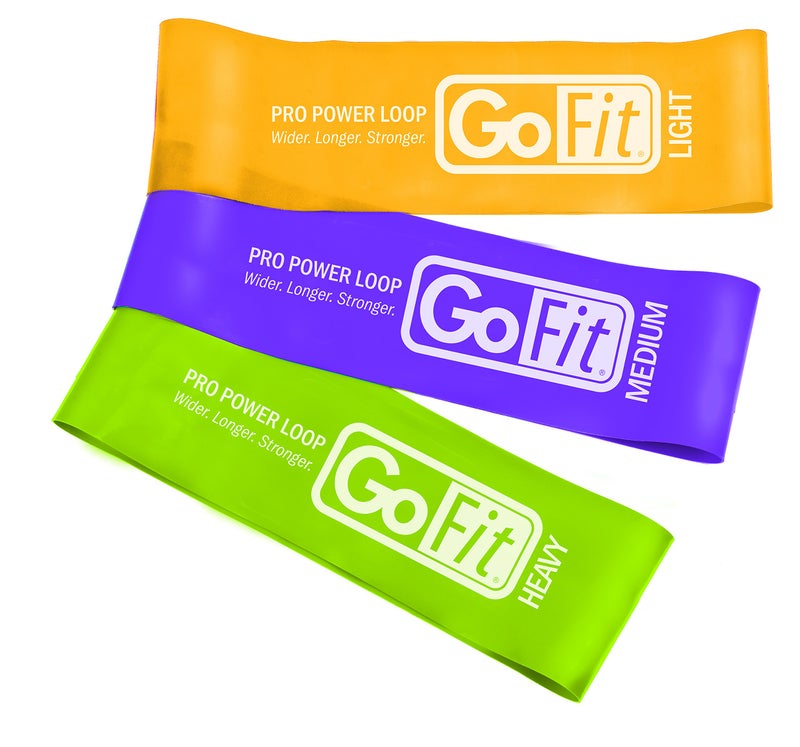 GoFit Pro Power Loops â€“ Resistance Loop Bands for Exercise, Includes Training Manual and Carry Bag - Image 1